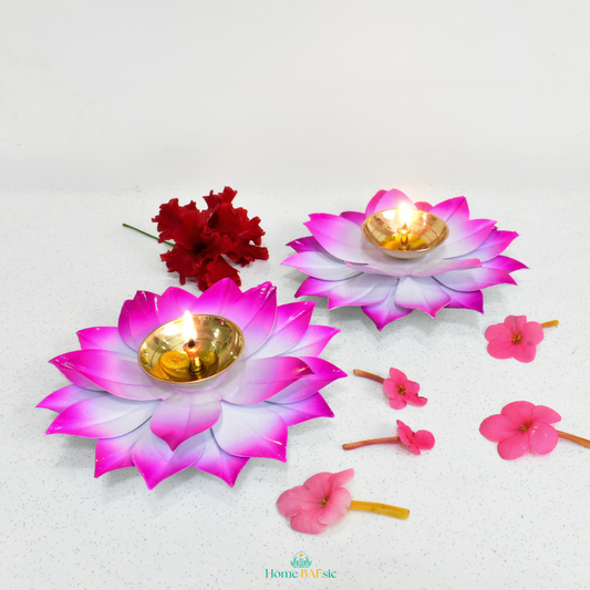 Home Baesic Brass Diya 6 Inches for diwali and home decor buy online 