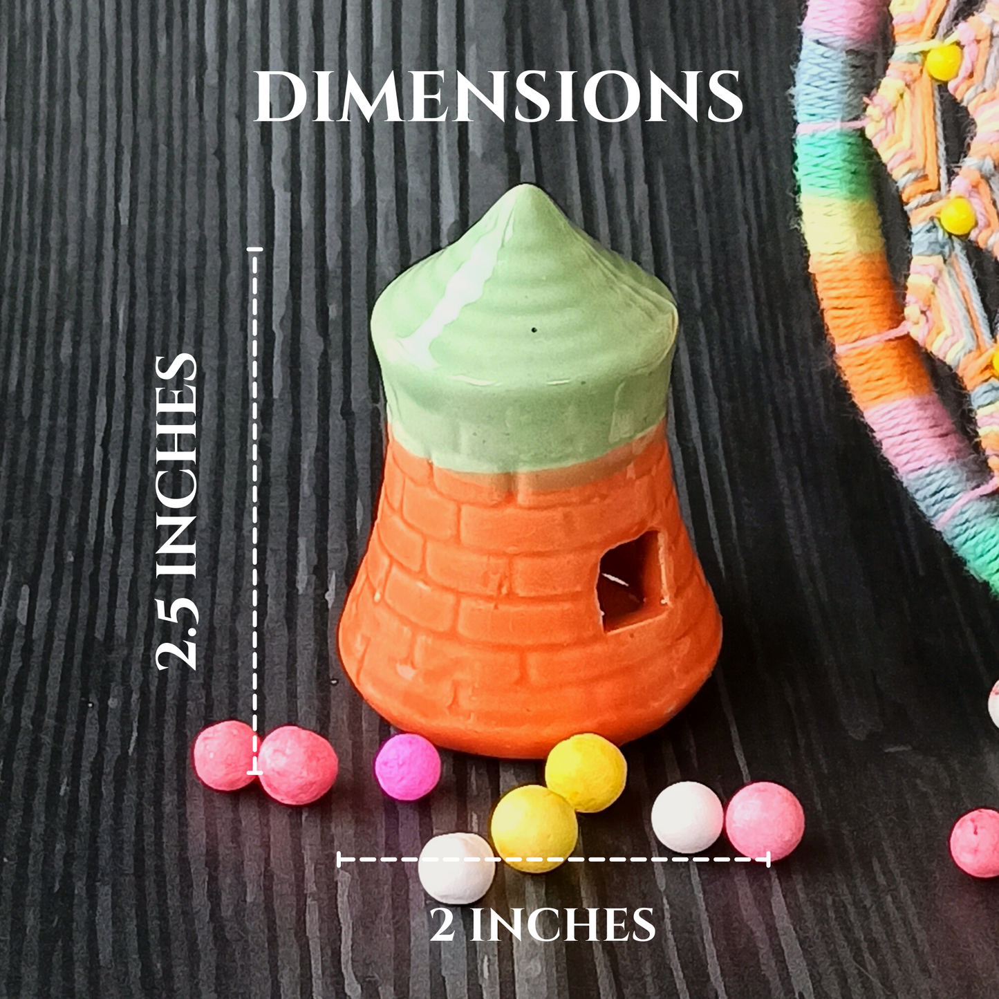 Ceramic Hut Figurine Miniature | Home & Garden Decoration | STYLE 11