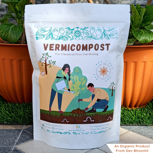 100% Organic Vermicompost Fertilize Manure For All Plants | Home BAEsic | 900 GRAMS