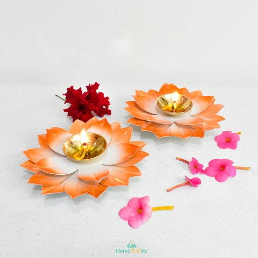 Home Baesic Brass Diya 6 Inches for diwali and home decor buy online 