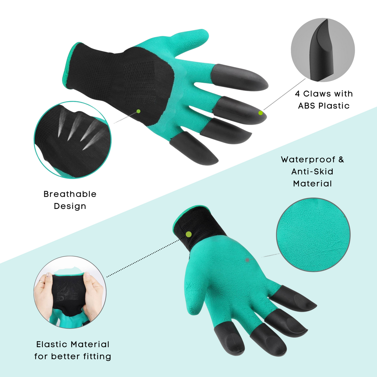 Multipurpose Gardening Gloves | For Pruning, Digging & Planting | Home & Garden