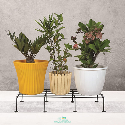 Rectangular Metal Iron Planter Stand Set of 8 Home & Garden Home BAEsic