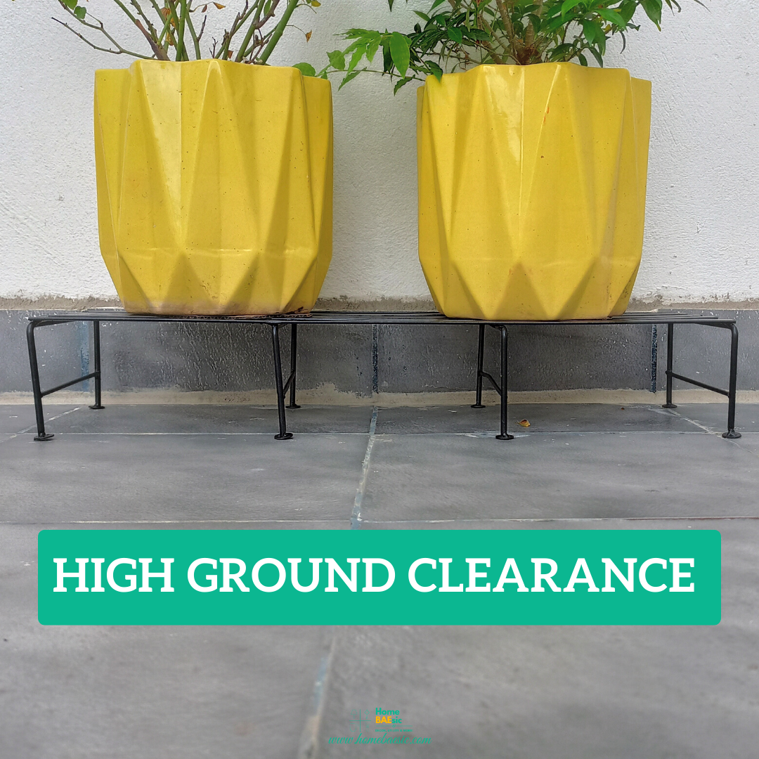 Rectangular Metal Iron Planter Stand Set of 8 Home & Garden Home BAEsic