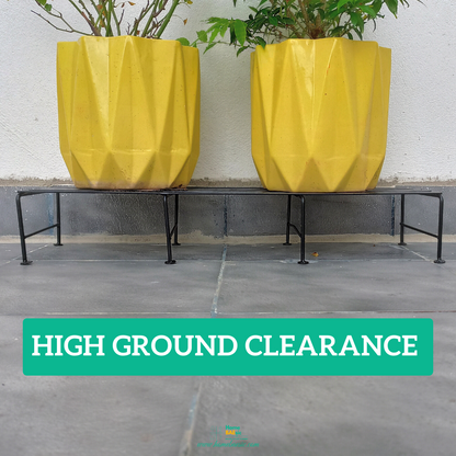 Rectangular Metal Iron Planter Stand Set of 8 Home & Garden Home BAEsic