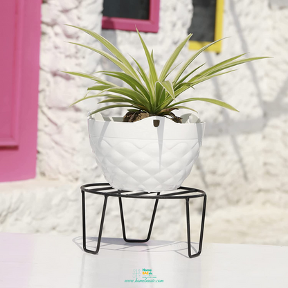 Round Metal Planter Stand For Home & Garden | Set of 5 | Home BAEsic