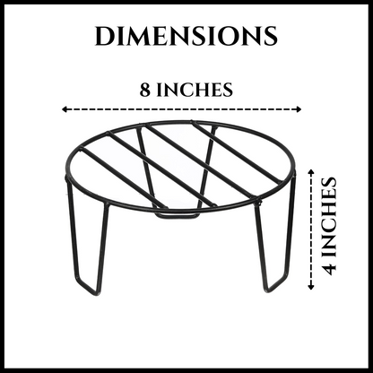 Round Metal Planter Stand For Home & Garden | Set of 5 | Home BAEsic